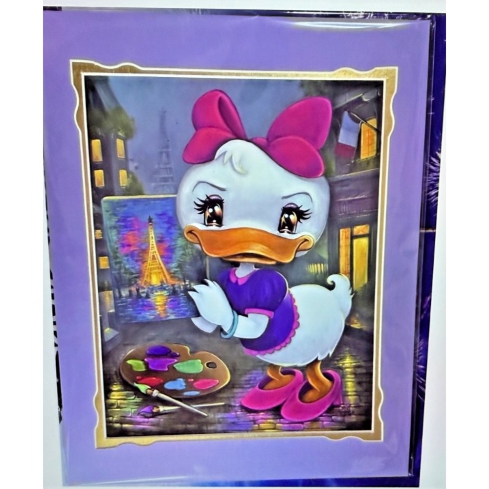 2026 Disney Parks Jasmine Becket-Griffith Artist Daisy 14x18" Print France